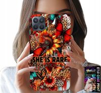 ETUI DO OPPO RENO 4 LITE - SHE IS RARE, SŁONECZNIKI, KWIATY, MOTYLE