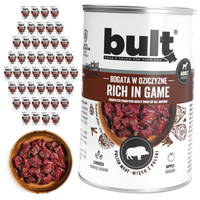 BULT mokra karma dla psa Dziczyzna puszka 48x400g