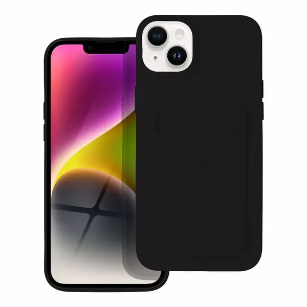 Futerał CARD CASE do IPHONE 14 PLUS czarny zdjęcie 1