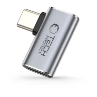 adapter kątowy tech-protect ultraboost aa01 usb-c - szary