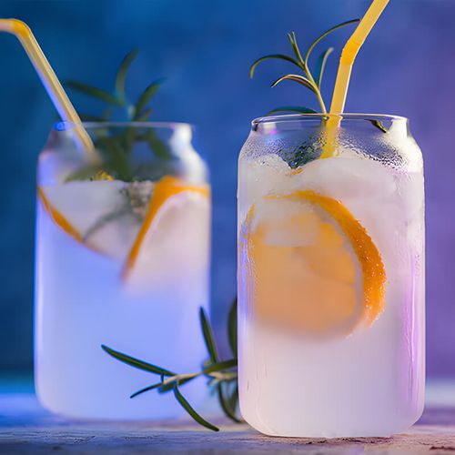 Szklanka 400 ml w kształcie puszki z Twoim nadrukiem bezbarwna na Arena.pl