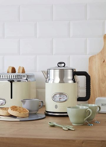 Czajnik elektryczny Russell Hobbs 21672-70 2400 W 1,7 l beżowy/brązowy na Arena.pl