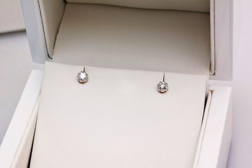 Złote kolczyki KXD1931 - Diament na Arena.pl