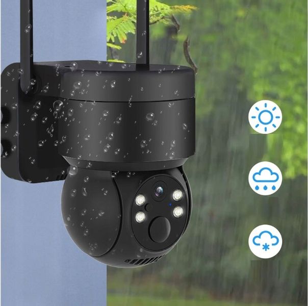 SOLARNA KAMERA WIFI 4MPX SMART ZEWNĘTRZNA OBROTOWA IP BEZPRZEWODOWA ALARM zdjęcie 7