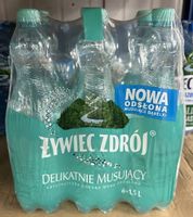 Żywiec Zdrój delikatnie musujący - karton 1,5l