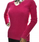 Damski sweter z dekoltem alpaka touch UNI XS S M