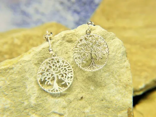 KOMPLET DRZEWO ŻYCIA DRZEWKO SZCZĘŚCIA srebro 925 zdjęcie 7