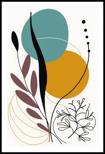 Plakat 53x81cm Akwarelowe Przebudzenie zdjęcie 3