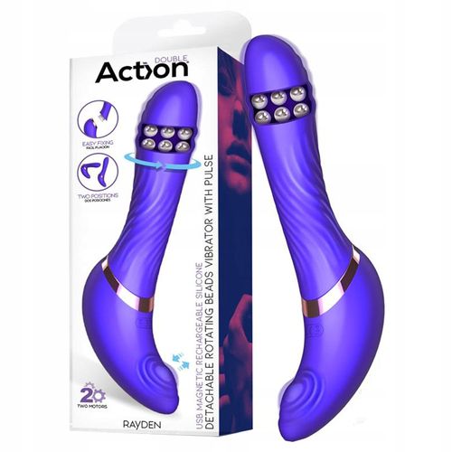 stymulator dwustronny z miękkiego i gładkiego silikonu. na Arena.pl