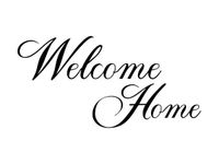 120CM 80CM OBRAZ NAPIS WELCOME HOME DRUK