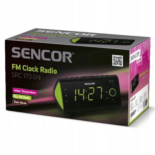 Radiobudzik Cyfrowy Zegar Sencor SRC 170 GN na Arena.pl