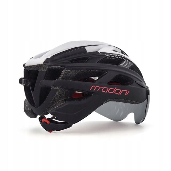 Kask rowerowy z szybą HT19 - madani zdjęcie 8