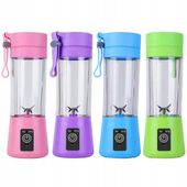 PRZENOŚNY BLENDER TURYSTYCZNY BEZPRZEWODOWY USB BUTELKA BIDON NA KOKTAJL