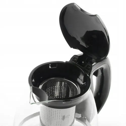 DZBANEK SZKLANY Z STALOWYM ZAPARZACZEM ZAPARZACZ DO HERBATY ZIÓŁ 1100 ML na Arena.pl