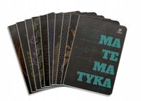 Komplet 10 zeszytów A5 64k z GEOMETRIĄ ze ściągami