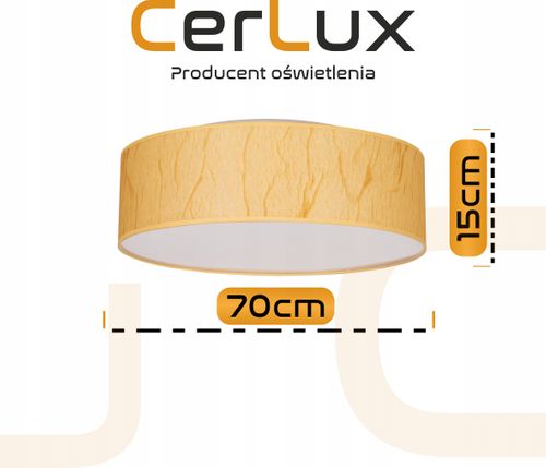 Plafon LIVO Ø 70cm 4xE27 + DENKO różne WZORY na Arena.pl