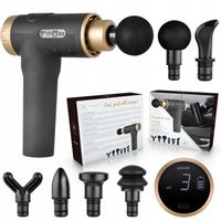 PISTOLET DO MASAŻU MASSAGEGUN 6 Końcówek Akumulator MASAŻER Ręczny VENGA