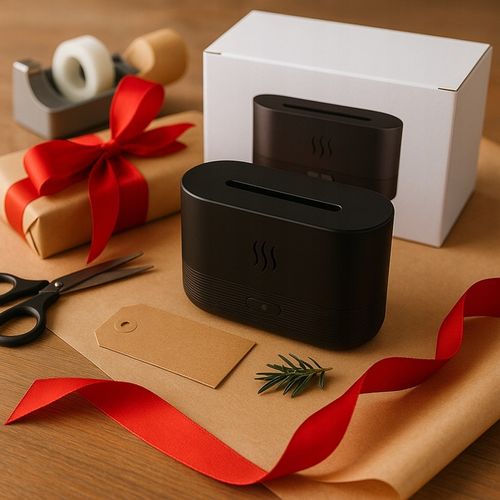 Nawilżacz powietrza Dyfuzor olejków Aromatyzer Z EFEKTEM PŁOMIENIA na Arena.pl