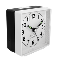 LAVVU Biały budzik SWEEP - 3 LATA GWARANCJA!