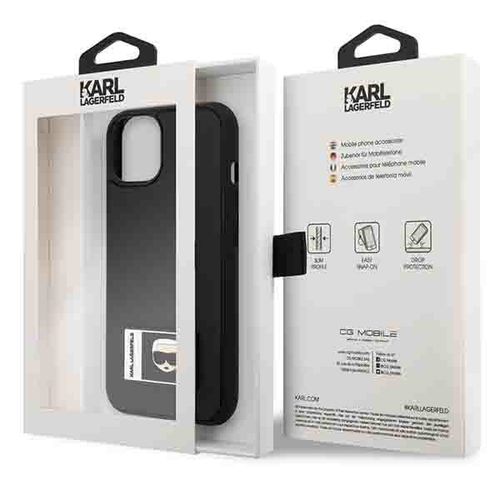 Etui Karl Lagerfeld do iPhone 15, iPhone 14, iPhone 13, Czarny na Arena.pl