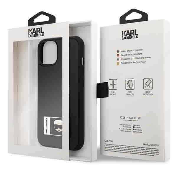 Etui Karl Lagerfeld do iPhone 15, iPhone 14, iPhone 13, Czarny zdjęcie 8