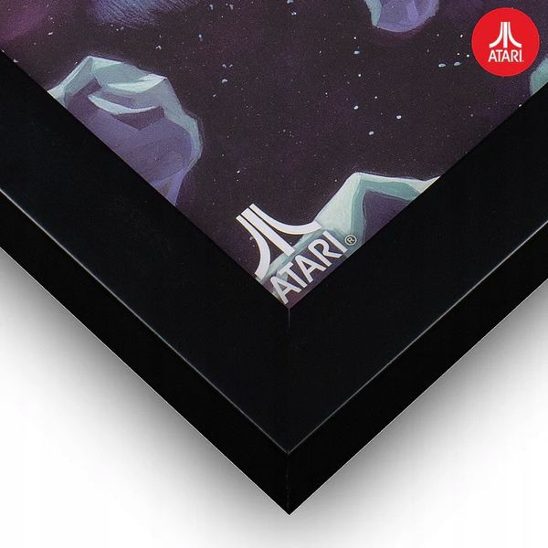 dekoracja ścienna obraz atari 3d wall art asteroids retro zdjęcie 9