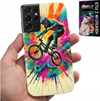 ETUI DO SAMSUNG GALAXY S21 Ultra - ROWERY BMX TRIKI SPORTY WYCZYNOWE +FOLIA
