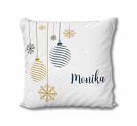 PODUSZKA Z DOWOLNYM IMIENIEM - Eleganckie bombki