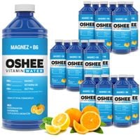 18x OSHEE Vitamin Water magnez + B6 cytryna - pomarańcza 1100 ml