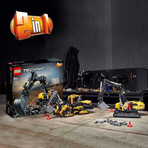 LEGO TECHNIC WYTRZYMAŁA KOPARKA 42121 na Arena.pl