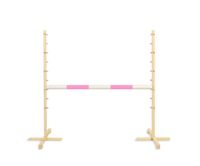 Przeszkoda skokowa do Hobby Horse 120cm, belka jasny róż