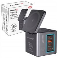 Ładowarka sieciowa USB Feegar Kombo 188W GaN3 Typ-C USB-C PD QC3.0 Indukcja