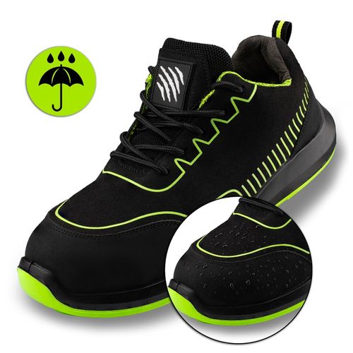 BUTY ROBOCZE MĘSKIE PÓŁBUTY SPORTOWE ODDYCHAJĄCE Z NOSKIEM S1 BHP LEKKIE na Arena.pl