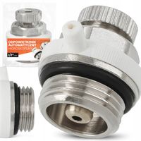 Odpowietrznik Grzejnika Kaloryfera AUTOMATYCZNY 1/2'' Grzejnikowy