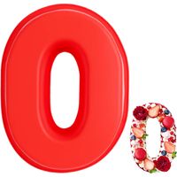 Forma Silikonowa Do Pieczenia Tortu Urodzinowego Ciasta Kształt Cyfry 0