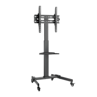 Mobilny uchwyt TV - stojak z półką Cabletech