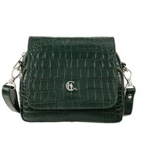 Zielona torebka damska skórzana listonoszka na ramię Canaletto TD655s114