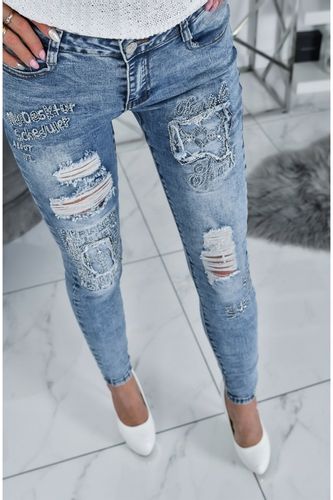 STYLOWE ZDOBIONE JEANSY RURKI JARED! S na Arena.pl