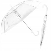 Parasol PRZEZROCZYSTY parasolka parasole ŚLUBNY