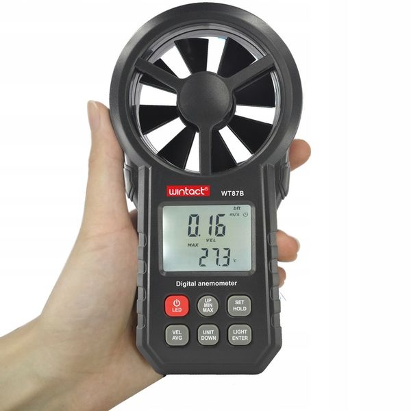 WIATROMIERZ ANEMOMETR MIERNIK WIATRU I TEMPERATURY zdjęcie 10