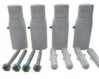 Komplet uchwytów do grzejników łazienkowych prosty