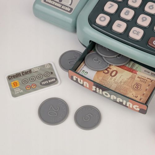 KASA FISKALNA SKLEPOWA INTERAKTYWNA SKANER WYŚWIETLACZ LCD DZWIĘK AKCESORIA na Arena.pl