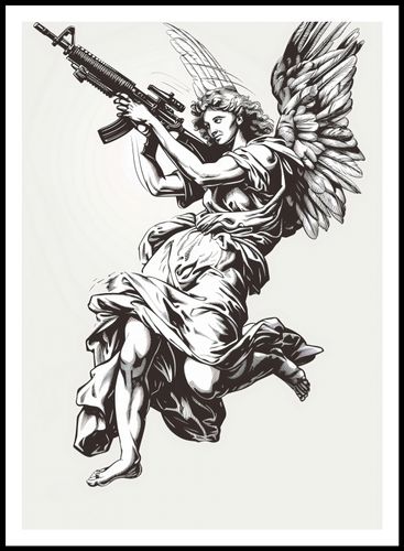 Plakat 67,5x95cm Anioł Wojny na Arena.pl