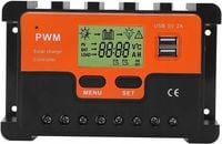 Regulator ładowania SŁONECZNEGO PWM 60A 12V 24V 36V 48V LCD PV 100V AGM