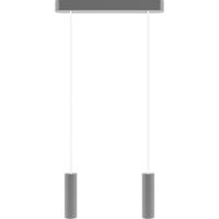 Lampa wisząca szara Madera 2 pł