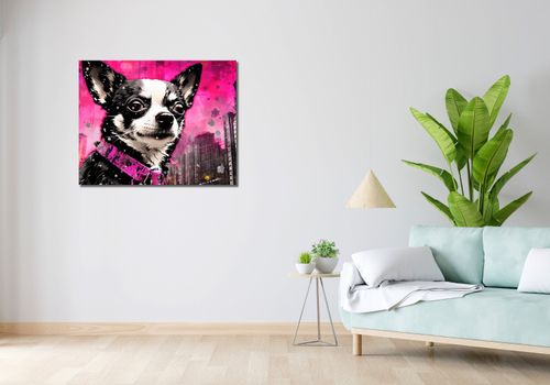 Obraz 90x70cm Mały Psiak o Dużej Duszy na Arena.pl