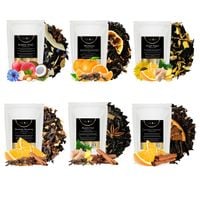 ZESTAW HERBAT CZARNYCH ZIMOWYCH ŚWIĄTECZNYCH 6x50g Duży Zestaw PREMIUM