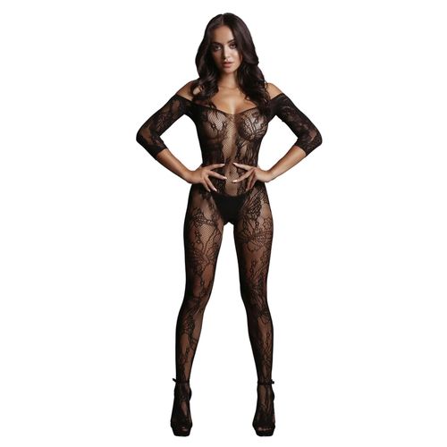lace sleeved bodystocking - one size na Arena.pl