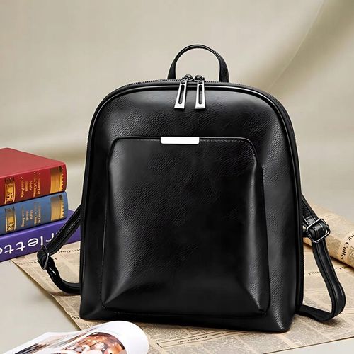 PLECAK SKÓRZANY ZE SKÓRY TOREBKA TORBA DAMSKA A4 POJEMNY ELEGANCKI na Arena.pl