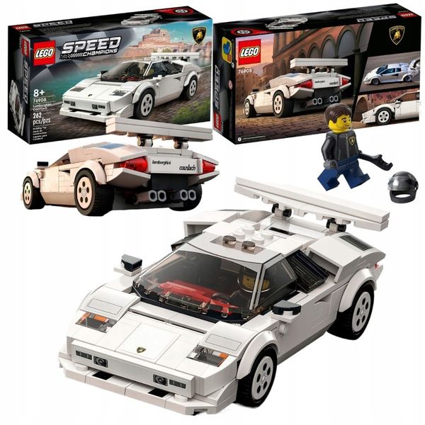 LEGO Speed Samochód Lamborghini Countach 76908 zdjęcie 9